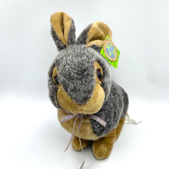 EarthRite Bunny Rabbit Plush Toy Realistic Easter - Picture 4 of 16
